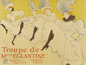 300px-Lautrec_la_troupe_de_mlle_eglantine_(poster)_1895-6